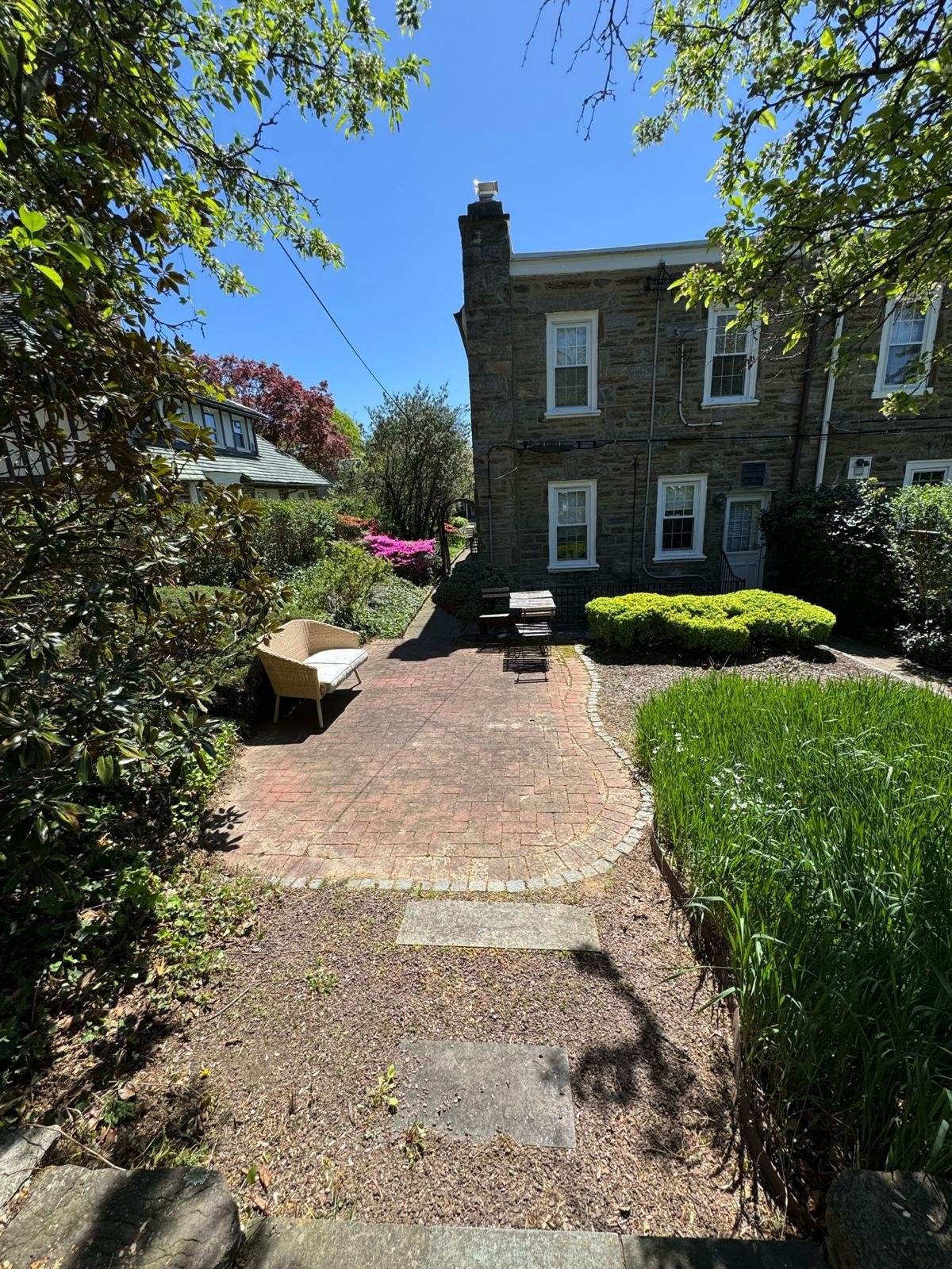 Yard cleanup work by Green Force Property Services